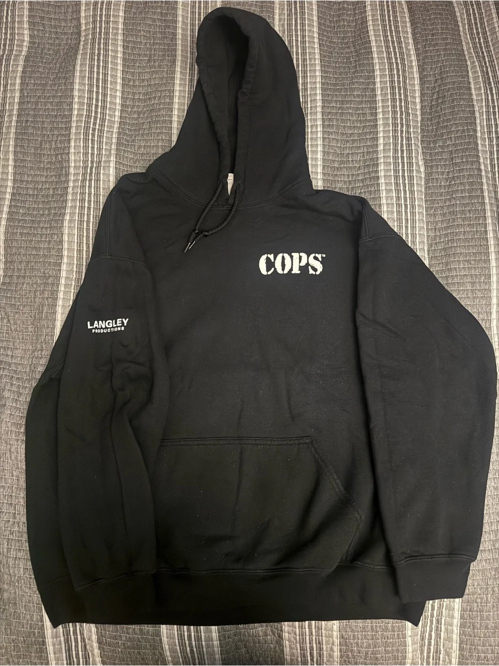 COPS TV Show Langley Productions Hoodie